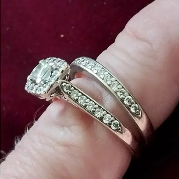 The Leo Diamond 1ctw Natural Diamond 14K Gold Engagement Ring & Band Set Sz7.5 - Picture 15 of 16